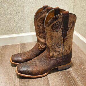 Square Toe Western Cowboy Boots 12D